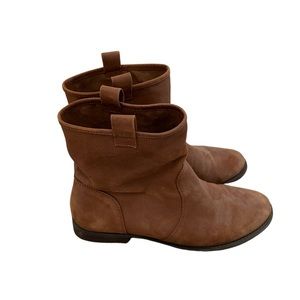 Sole Society Leather Booties - Brown
